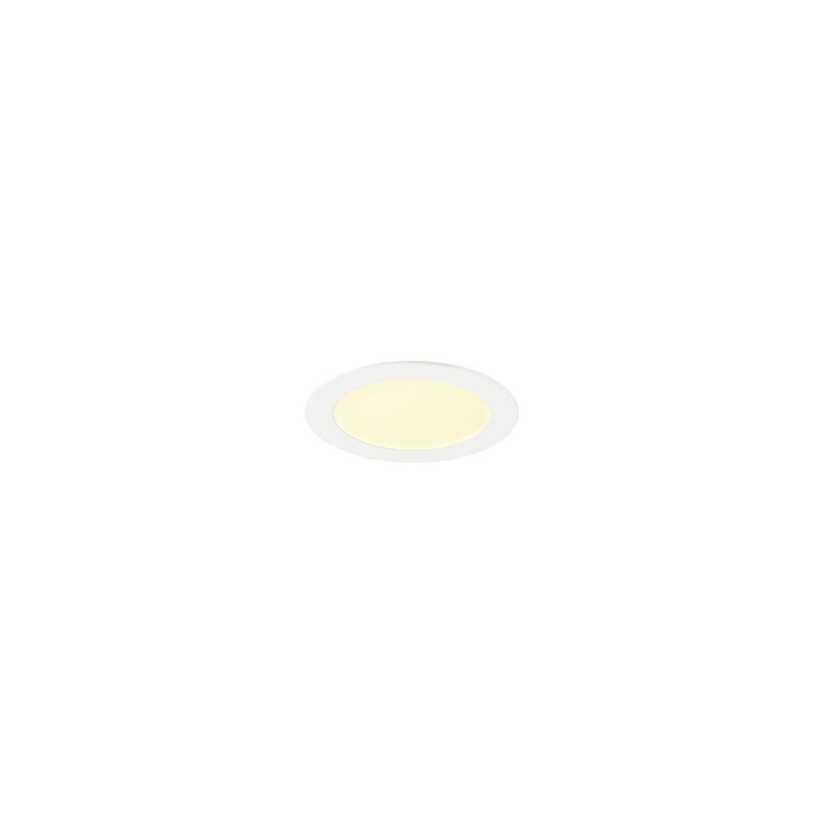 SENSER 2.0 18, RL, rund, PHASE, Deckeneinbauleuchte, 3000 K / 4000 K, 12 W, 90°, weiß