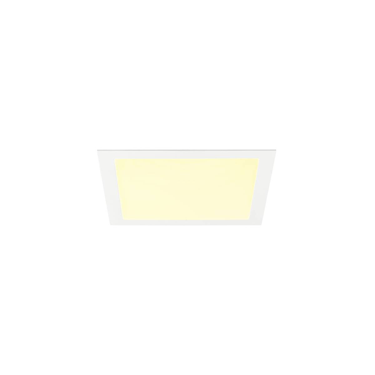 SENSER 2.0 30, RL, eckig, PHASE, Deckeneinbauleuchte, 3000 K / 4000 K, 25 W, 90°, weiß