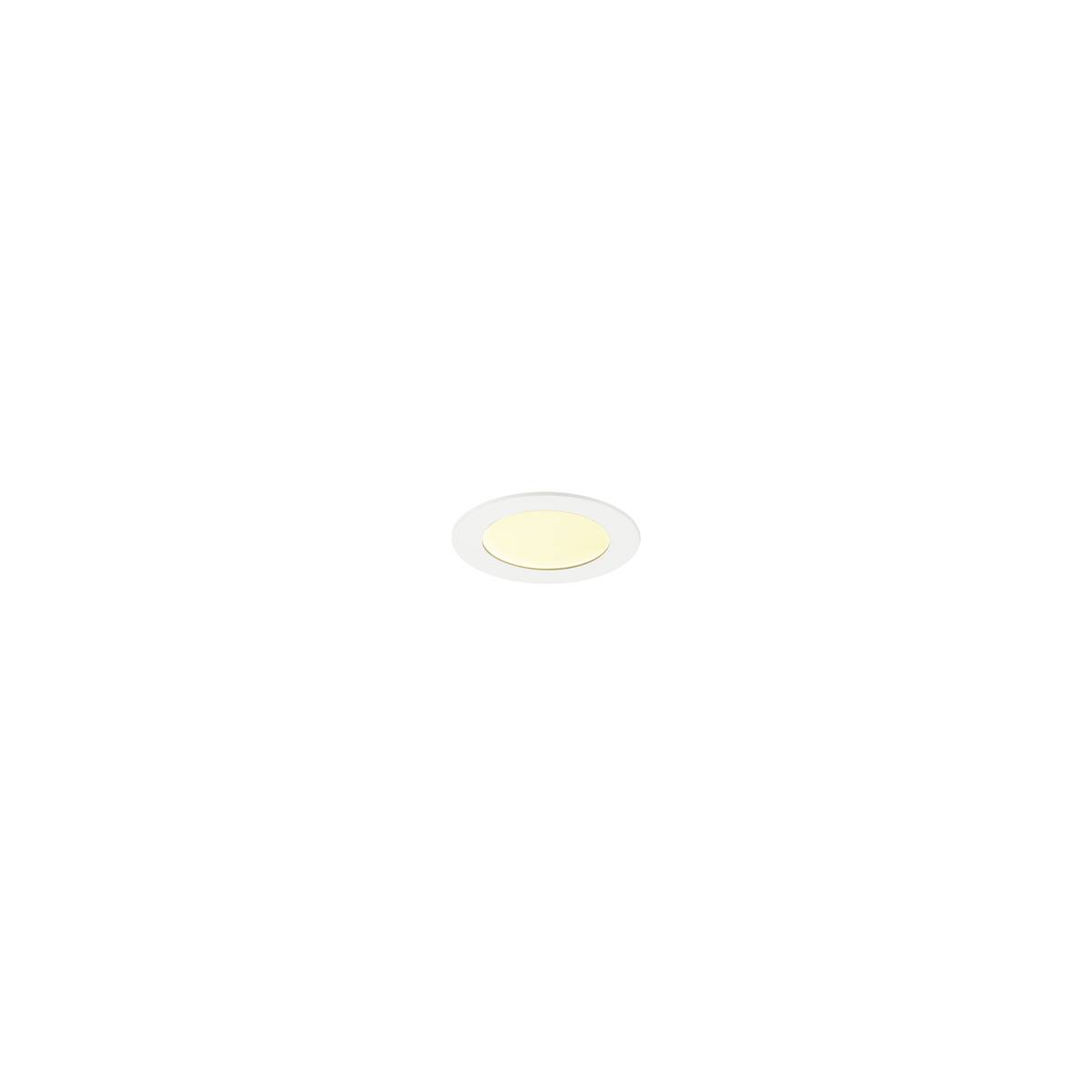 SENSER 2.0 12, RL, round, DALI, recessed ceiling luminaire, 3000 K / 4000 K, 7 W, 90°, white