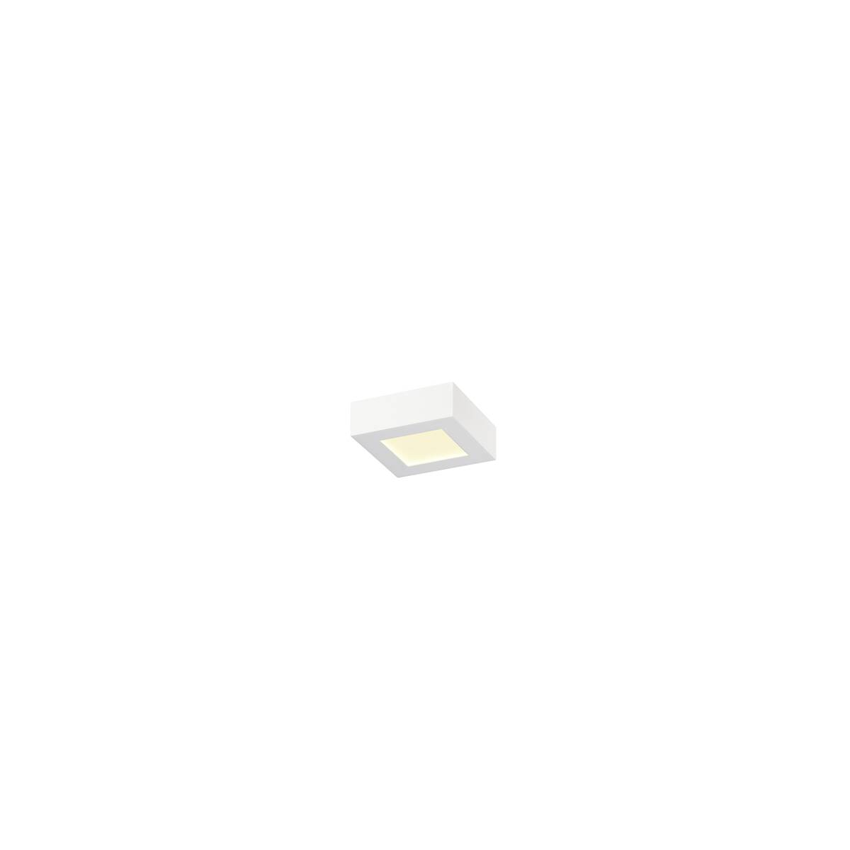 SENSER 2.0 12, CW, eckig, PHASE, Wand- und Deckenaufbauleuchte, 3000 K / 4000 K, 7,2 W, 90°, weiß