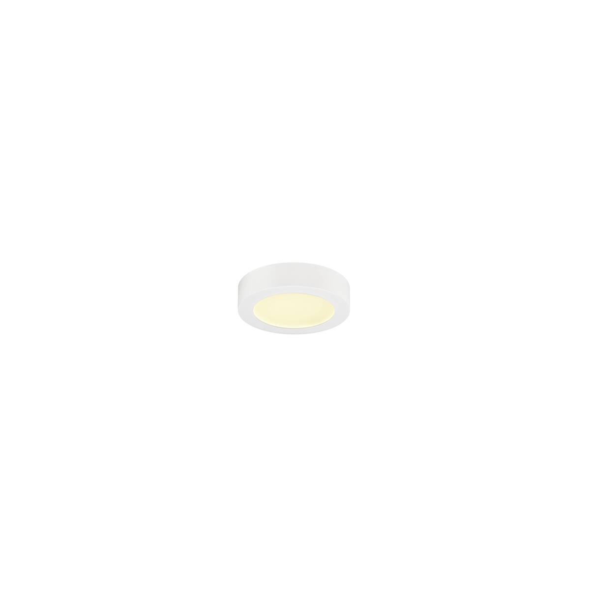 SENSER 2.0 18, CW, rund, PHASE, Wand- und Deckenaufbauleuchte, 3000 K / 4000 K, 14 W, 90°, weiß