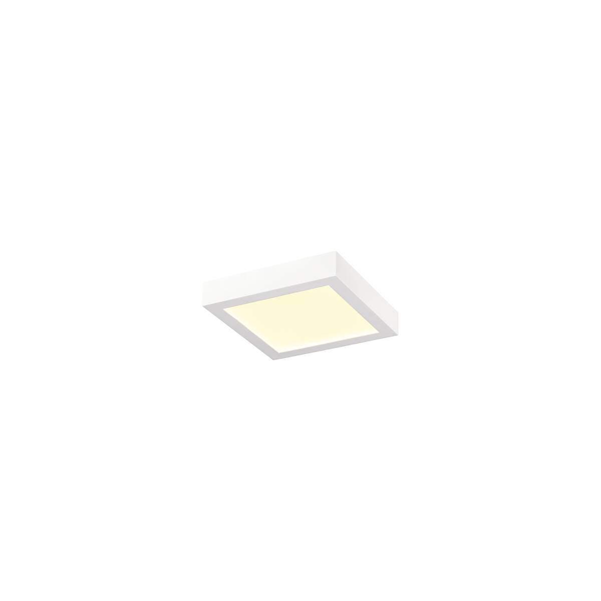SENSER 2.0 24, CW, eckig, PHASE, Wand- und Deckenaufbauleuchte, 3000 K / 4000 K, 23 W, 90°, weiß