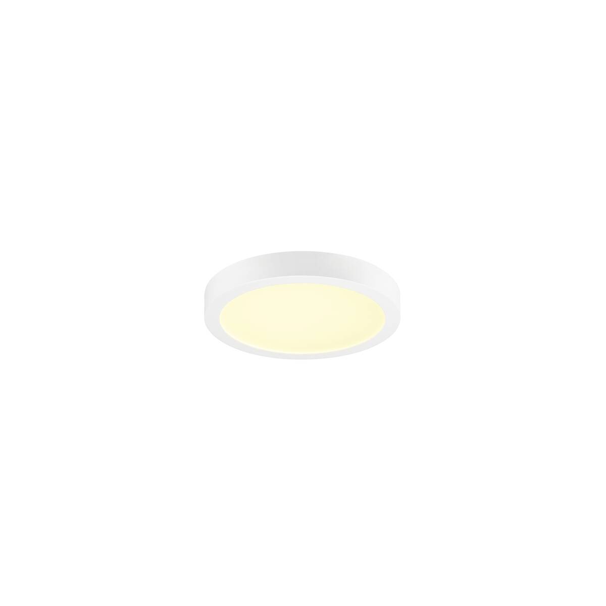SENSER 2.0 30, CW, rund, PHASE, Wand- und Deckenaufbauleuchte, 3000 K / 4000 K, 28 W, 90°, weiß