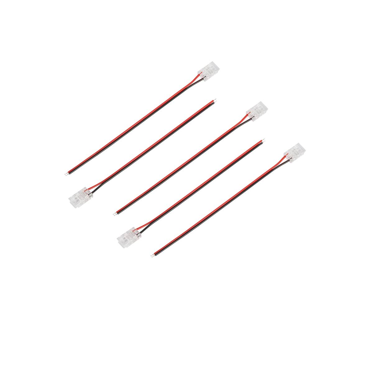 LED STRIP CONNECTOR COB, FEED-IN S, clear