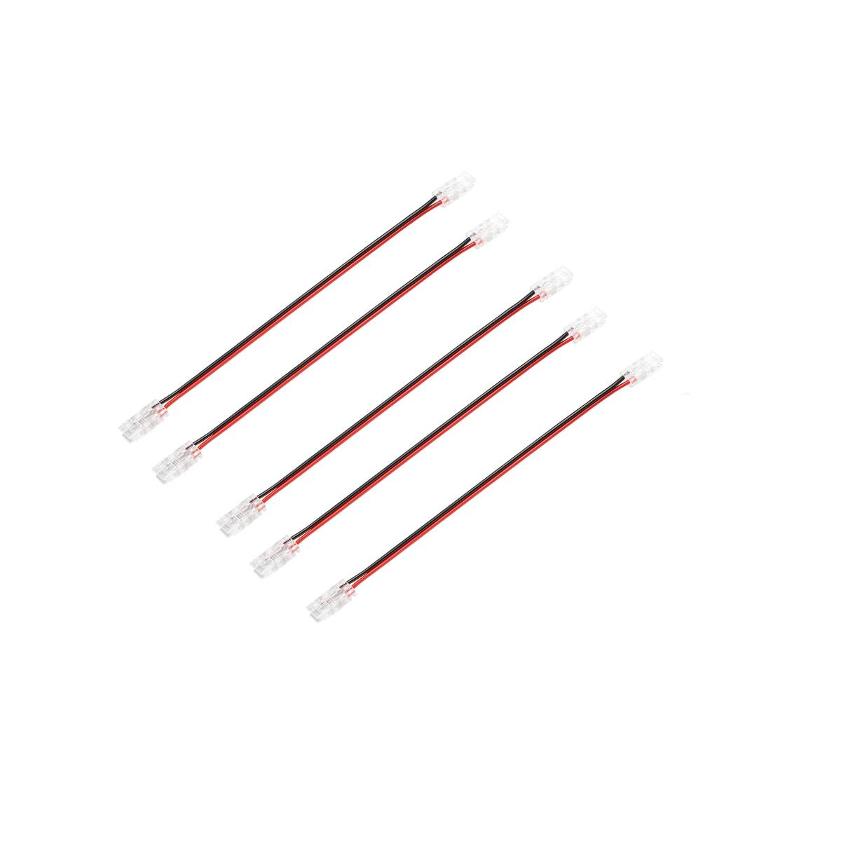LED STRIP CONNECTOR COB, CABLE XS, clear
