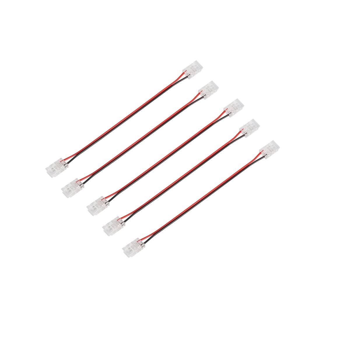 LED STRIP CONNECTOR COB, CABLE S, clear
