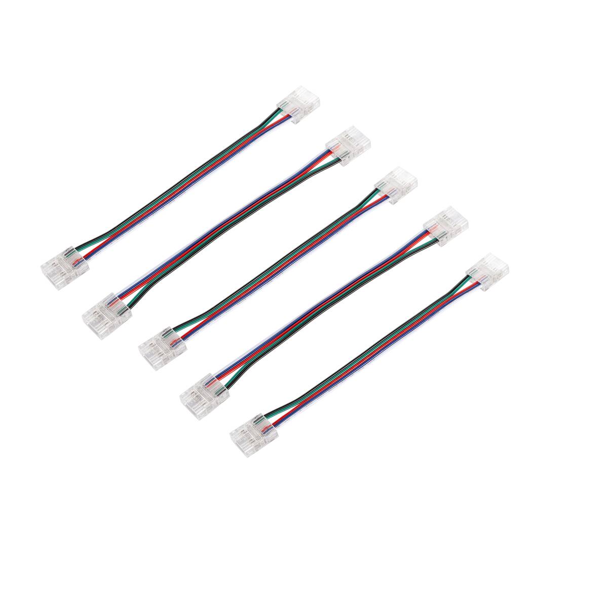 LED STRIP CONNECTOR COB, CABLE RGBW S, clear