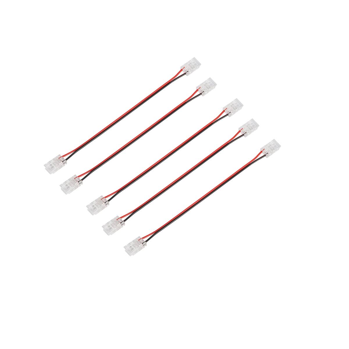 LED STRIP CONNECTOR SMD, CABLE S 8MM, clear