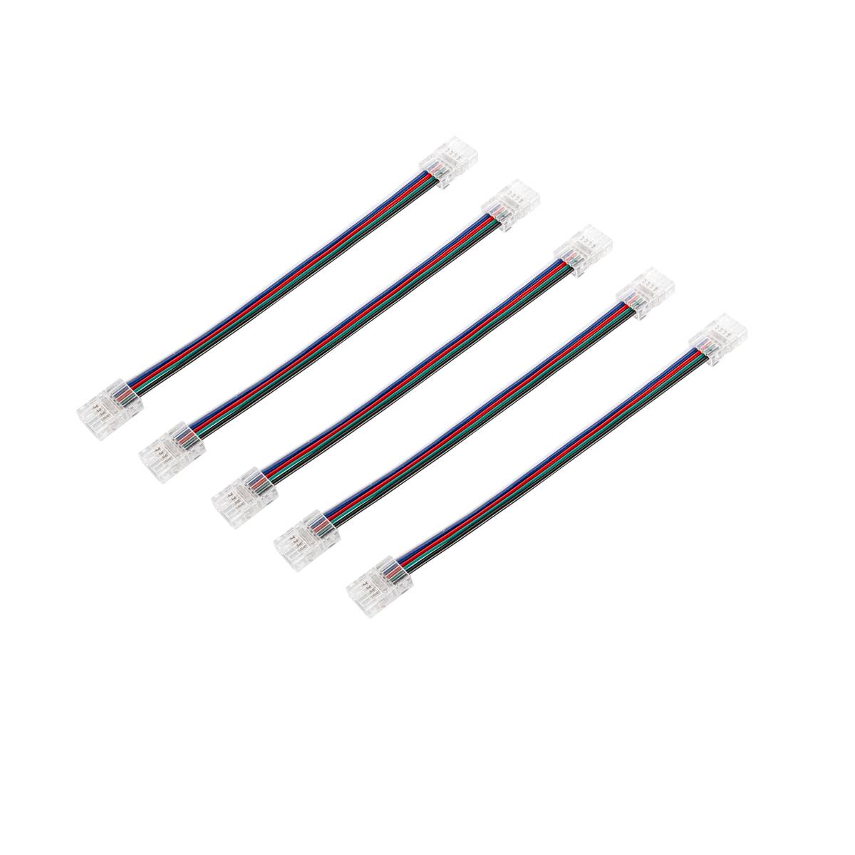 LED STRIP CONNECTOR SMD, CABLE RGBW S, clear
