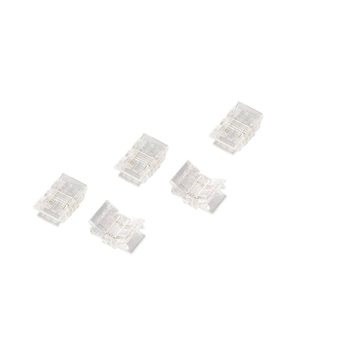 LED STRIP CONNECTOR SMD, DIRECT S 8MM, clear