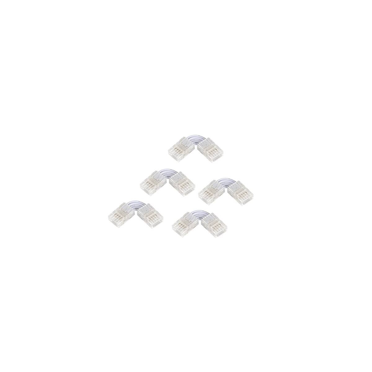 LED STRIP CONNECTOR SMD, 90° RGBW S, clear