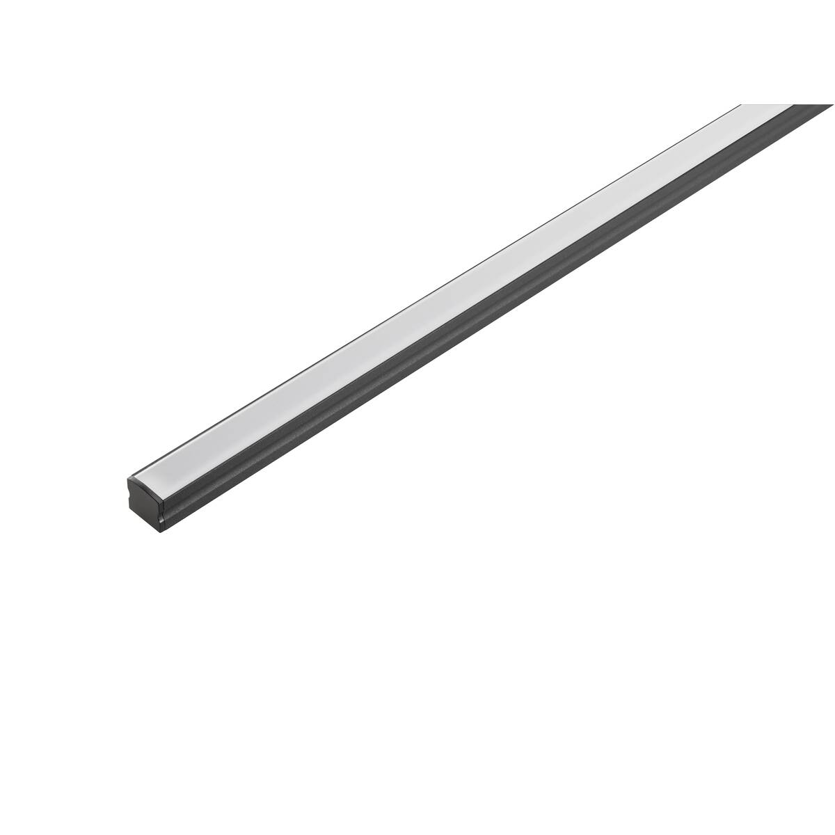 LED STRIP PROFILE SURFACE-MOUNTED, S, black