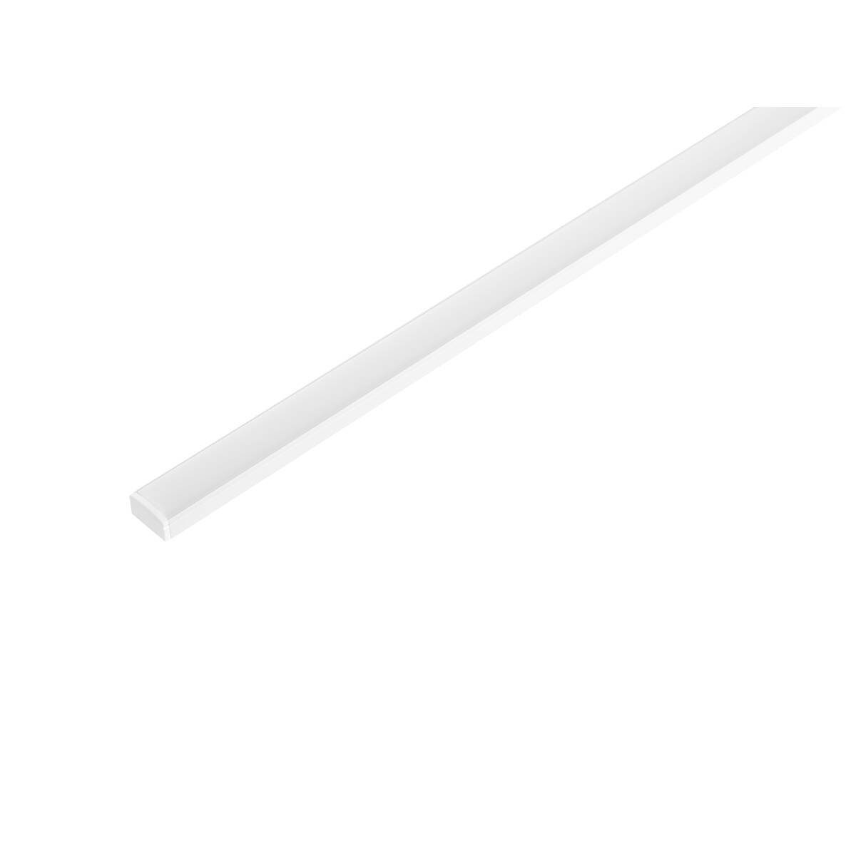 LED STRIP PROFILE SURFACE-MOUNTED FLAT, S, white