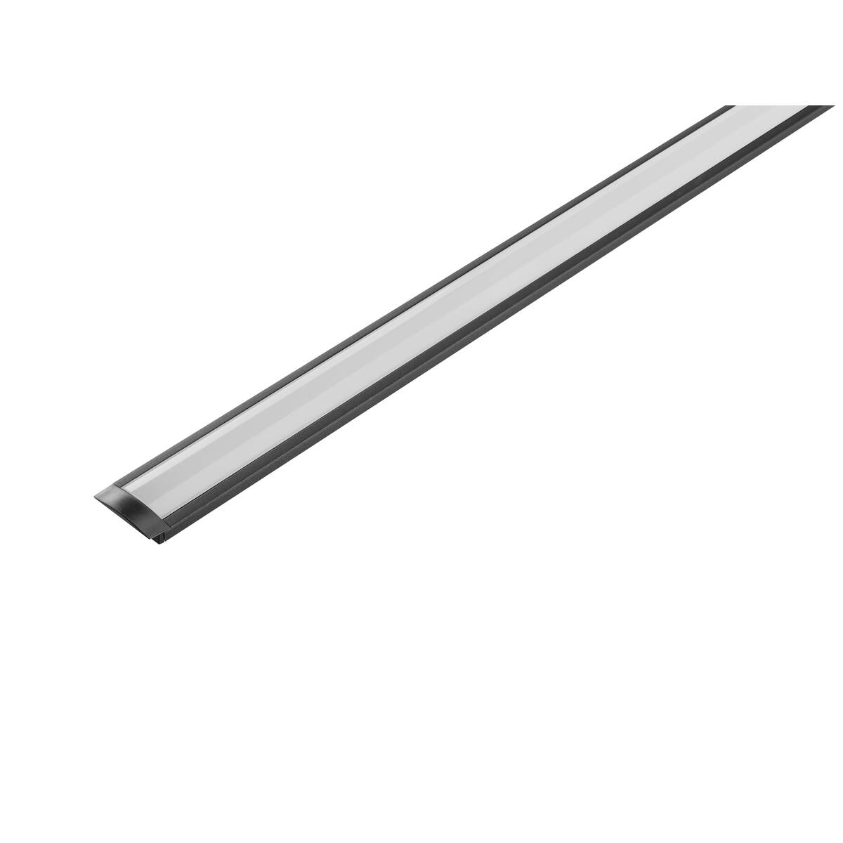 PERFIL LEDSTRIP EMPOTRAR, M, negro
