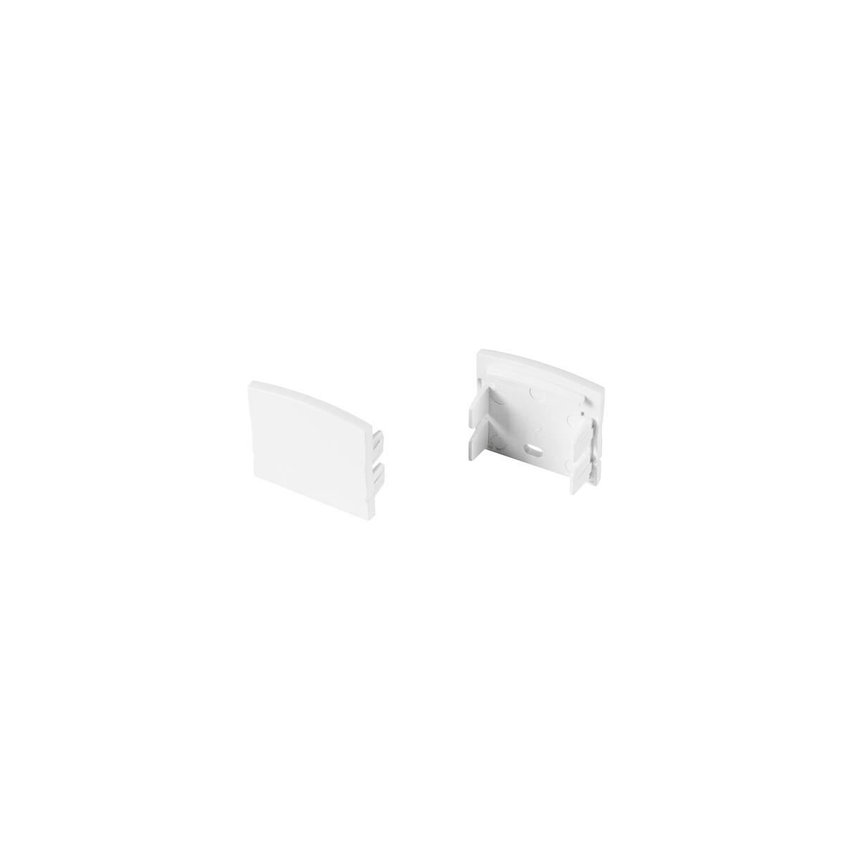 LED STRIP END CAPS, SURFACE-MOUNTED, M, white