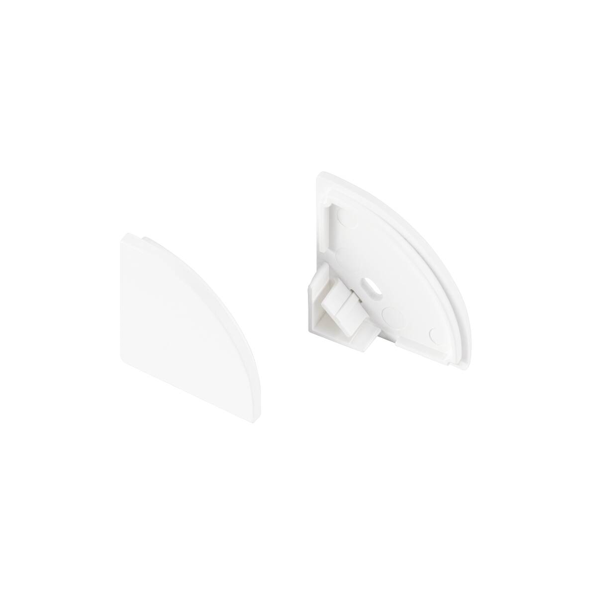 LEDSTRIP ENDKAPPEN, ECKE, M, weiß