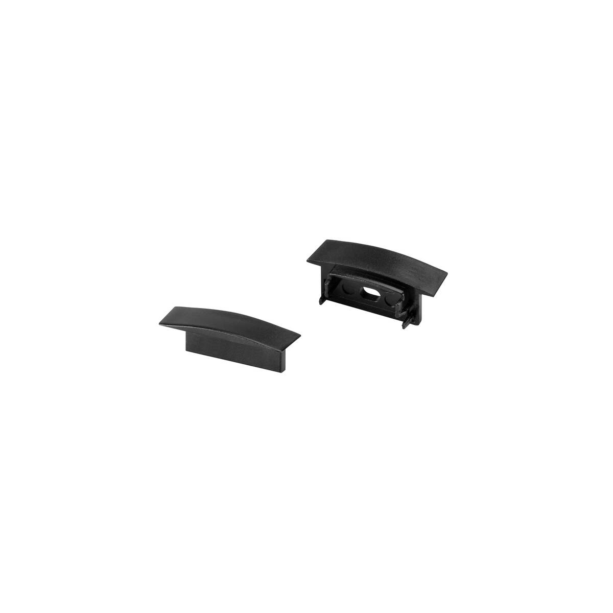LEDSTRIP TAPAS FINALES, EMPOTRADO, M, negro