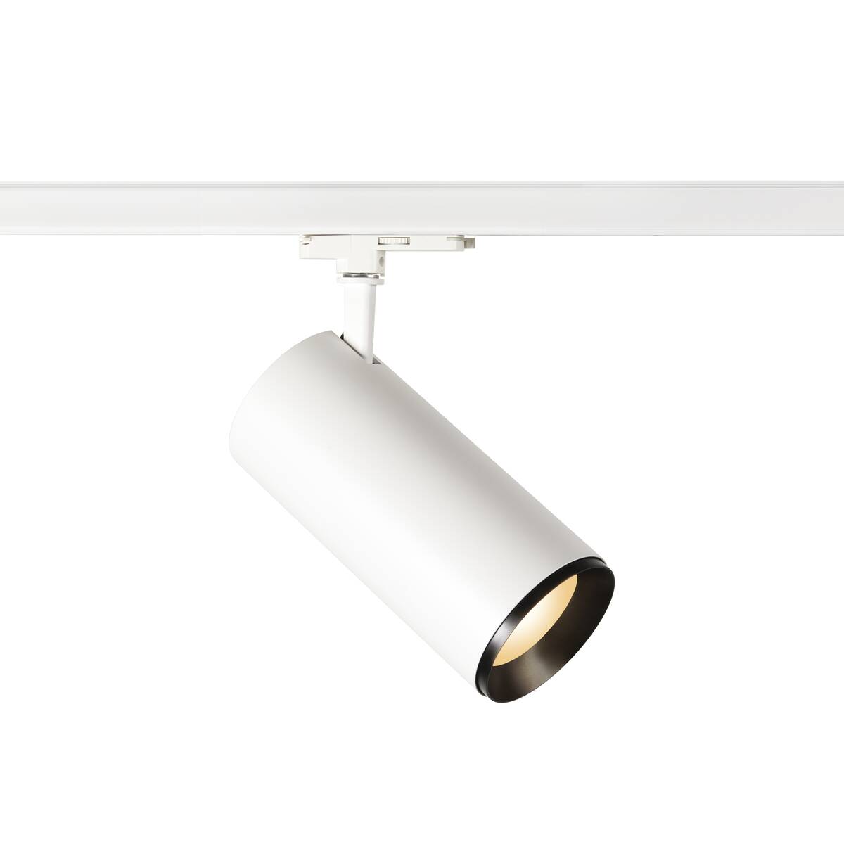 NUMINOS® XL 3Ph., DALI, 3~ bodová, válcová, 3000 K, 27 W, DALI, 24°, matná bílá / matná černá
