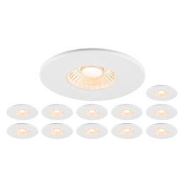 Set bestaande uit 12x 1007095 UNIVERSAL DOWNLIGHT PHASE IP65 38° en 1007097 UNIVERSAL DOWNLIGHT cover IP65 wit