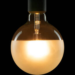 LED Globe 125 Half Moon