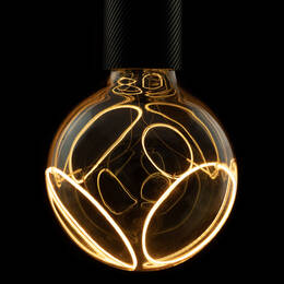 LED Globe 125 2x slanting Soft Curve