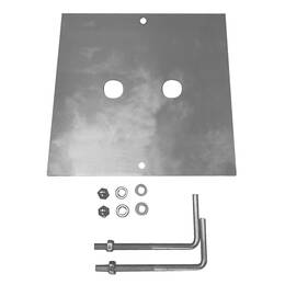 Concrete anchor set for SQUARE POLE and ROX ACRYLIC POLE